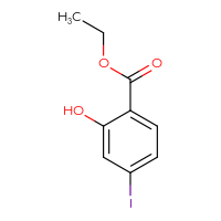 Chemical structure of ethyl 2-hydroxy-4-iodobenzoate - CSSB00010127893
