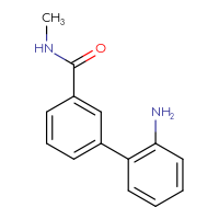 Chemical structure of 2'-amino-N-methyl-[1,1'-biphenyl]-3-carboxamide - CSSB06581060464