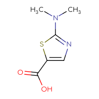 Chemical structure of 2-(dimethylamino)-1,3-thiazole-5-carboxylic acid - CSSB00011747960