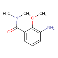 Chemical structure of 3-amino-2-methoxy-N,N-dimethylbenzamide - CSSB00012281869