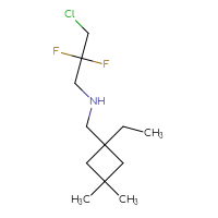 C12H22ClF2N