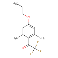 Chemical structure of 1-(2,6-dimethyl-4-propoxyphenyl)-2,2,2-trifluoroethan-1-one - CSSB00103157674