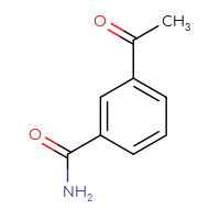 Chemical structure of 3-acetylbenzamide - CSSB00009884754