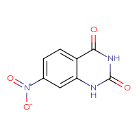 Chemical structure of 7-nitro-1,2,3,4-tetrahydroquinazoline-2,4-dione - CSSB00012340138