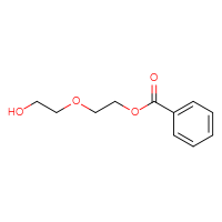 Chemical structure of 2-(2-hydroxyethoxy)ethyl benzoate - CSSB00009831831
