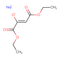 Chemical structure of sodium (2Z)-1,4-diethoxy-1,4-dioxobut-2-en-2-olate - CSSB00016988864