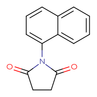 Chemical structure of 1-(naphthalen-1-yl)pyrrolidine-2,5-dione - CSSB00121721081