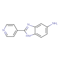 Chemical structure of 2-(pyridin-4-yl)-1H-1,3-benzodiazol-5-amine - CSSB00000284905