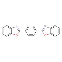 Chemical structure of 2-[4-(1,3-benzoxazol-2-yl)phenyl]-1,3-benzoxazole - CSSB00121600192