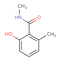 Chemical structure of 2-hydroxy-N,6-dimethylbenzamide - CSSB00009872522