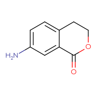 Chemical structure of 7-amino-3,4-dihydro-1H-2-benzopyran-1-one - CSSB00009969801