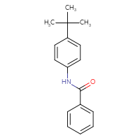 Chemical structure of N-(4-tert-butylphenyl)benzamide - CSSB00025760843