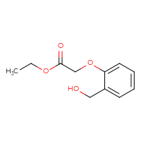 Chemical structure of ethyl 2-[2-(hydroxymethyl)phenoxy]acetate - CSSB00011232768