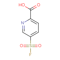 Chemical structure of 5-(fluorosulfonyl)pyridine-2-carboxylic acid - CSSB00117591358