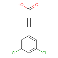 Chemical structure of 3-(3,5-dichlorophenyl)prop-2-ynoic acid - CSSB00012100391