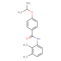 Chemical structure of N-(2,3-dimethylphenyl)-4-(propan-2-yloxy)benzamide - CSSB00104040651