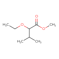 Chemical structure of methyl 2-ethoxy-3-methylbutanoate - CSSB00103285034