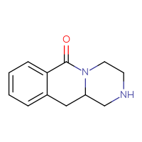 Chemical structure of 1H,2H,3H,4H,6H,11H,11aH-pyrazino[1,2-b]isoquinolin-6-one - CSSB00010502683