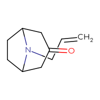 Chemical structure of 8-(prop-2-en-1-yl)-8-azabicyclo[3.2.1]octan-3-one - CSSB00011735824