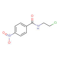 Chemical structure of N-(2-chloroethyl)-4-nitrobenzamide - CSSB00011445517