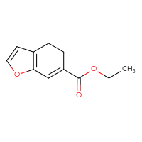 Chemical structure of ethyl 4,5-dihydro-1-benzofuran-6-carboxylate - CSSB00015836343