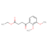Chemical structure of ethyl 4-(2,3-dimethoxyphenyl)-4-oxobutanoate - CSSB00003205218