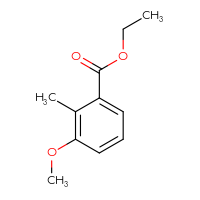 Chemical structure of ethyl 3-methoxy-2-methylbenzoate - CSSB00009875185