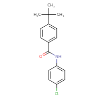 Chemical structure of 4-tert-butyl-N-(4-chlorophenyl)benzamide - CSSB00104103769
