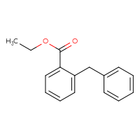 Chemical structure of ethyl 2-benzylbenzoate - CSSB00020642933