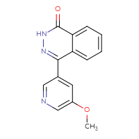 Chemical structure of 4-(5-methoxypyridin-3-yl)-1,2-dihydrophthalazin-1-one - CSSB00047297637