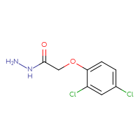 Chemical structure of 2-(2,4-dichlorophenoxy)acetohydrazide - CSSB00000182856