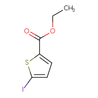 Chemical structure of ethyl 5-iodothiophene-2-carboxylate - CSSB00014331818