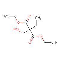 Chemical structure of 1,3-diethyl 2-ethyl-2-(hydroxymethyl)propanedioate - CSSB00138413817