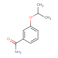 Chemical structure of 3-(propan-2-yloxy)benzamide - CSSB00000216286