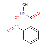 Chemical structure of N-methyl-2-nitrobenzamide - CSSB00000192140