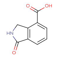 Chemical structure of 1-oxo-2,3-dihydro-1H-isoindole-4-carboxylic acid - CSSB00009869665