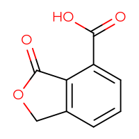 Chemical structure of 3-oxo-1,3-dihydro-2-benzofuran-4-carboxylic acid - CSSB00000079394