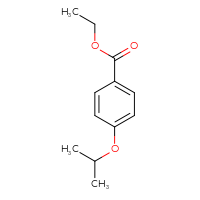 Chemical structure of ethyl 4-(propan-2-yloxy)benzoate - CSSB00000170796