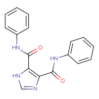 Chemical structure of N4,N5-diphenyl-1H-imidazole-4,5-dicarboxamide - CSSB00132359195