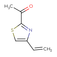 Chemical structure of 1-(4-ethenyl-1,3-thiazol-2-yl)ethan-1-one - CSSB00010392115