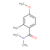 Chemical structure of 4-methoxy-N,N,2-trimethylbenzamide - CSSB00034956553