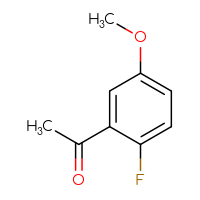 Chemical structure of 1-(2-fluoro-5-methoxyphenyl)ethan-1-one - CSSB00009880135