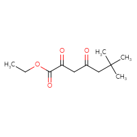 Chemical structure of ethyl 6,6-dimethyl-2,4-dioxoheptanoate - CSSB00160489049