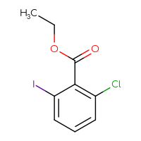 Chemical structure of ethyl 2-chloro-6-iodobenzoate - CSSB00010149238