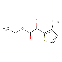 Chemical structure of ethyl 2-(3-methylthiophen-2-yl)-2-oxoacetate - CSSB00011512977