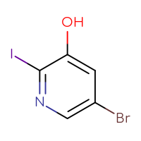 C5H3BrINO