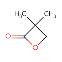 Chemical structure of 3,3-dimethyloxetan-2-one - CSSB00000078078