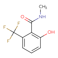 Chemical structure of 2-hydroxy-N-methyl-6-(trifluoromethyl)benzamide - CSSB00010083937