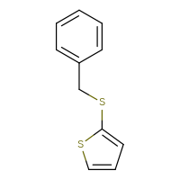 Chemical structure of 2-(benzylsulfanyl)thiophene - CSSB00015286544