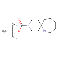 Chemical structure of tert-butyl 3,7-diazaspiro[5.6]dodecane-3-carboxylate - CSSB00010070305